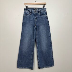 Levi’s Jeans Womens 25 Blue 94 Baggy Wide Leg Acid Wash Mid Rise Denim